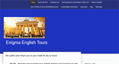 Desktop Screenshot of englishtoursinberlin.com