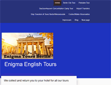 Tablet Screenshot of englishtoursinberlin.com